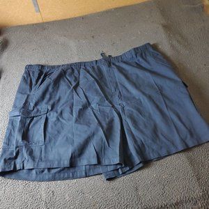 Boulder Creek Trading Cargo Shorts Big Tall Mens Size 8XL Blue Cotton Chino Khak